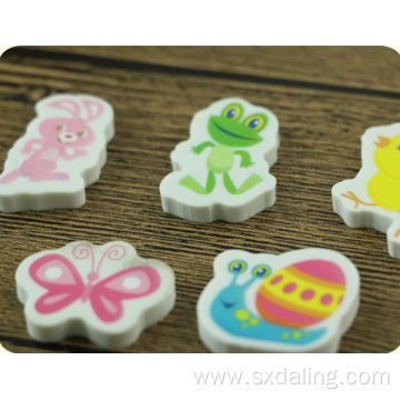 Hot 3D Animals Series Mini Eraser For Student